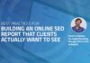 Creating an Effective Online SEO Report for Client Engagement news-28072024-181153