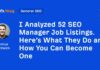 How to Become an SEO Manager: Insights from 52 Job Listings news-13082024-135408
