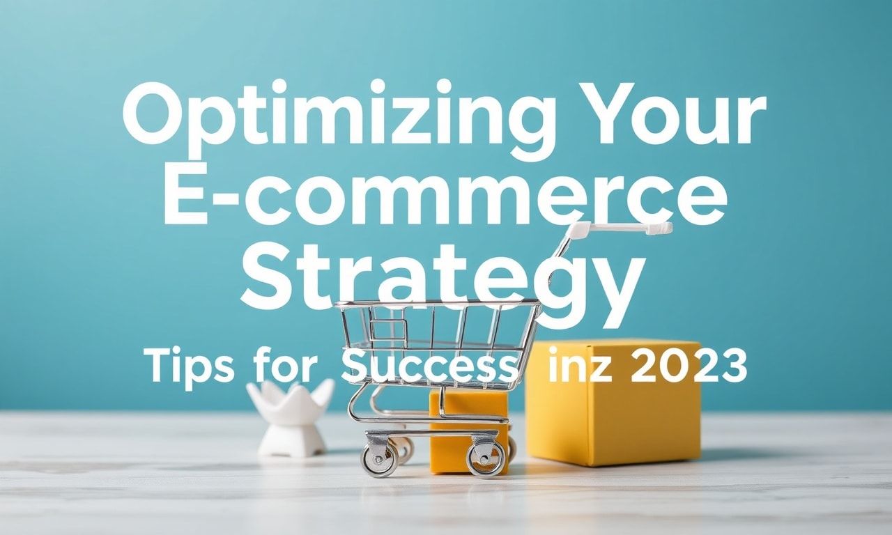 Optimizing Your E-commerce Strategy: Tips for Success in 2023 Optimizing Your E-commerce Strategy: Tips for Success in 2023