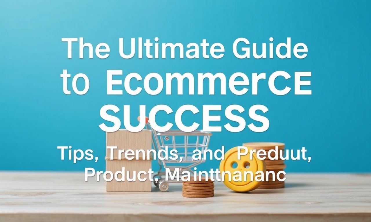 The Ultimate Guide to Ecommerce Success: Tips, Trends, and Product Care The Ultimate Guide to Ecommerce Success: Tips, Trends, and Product Maintenance