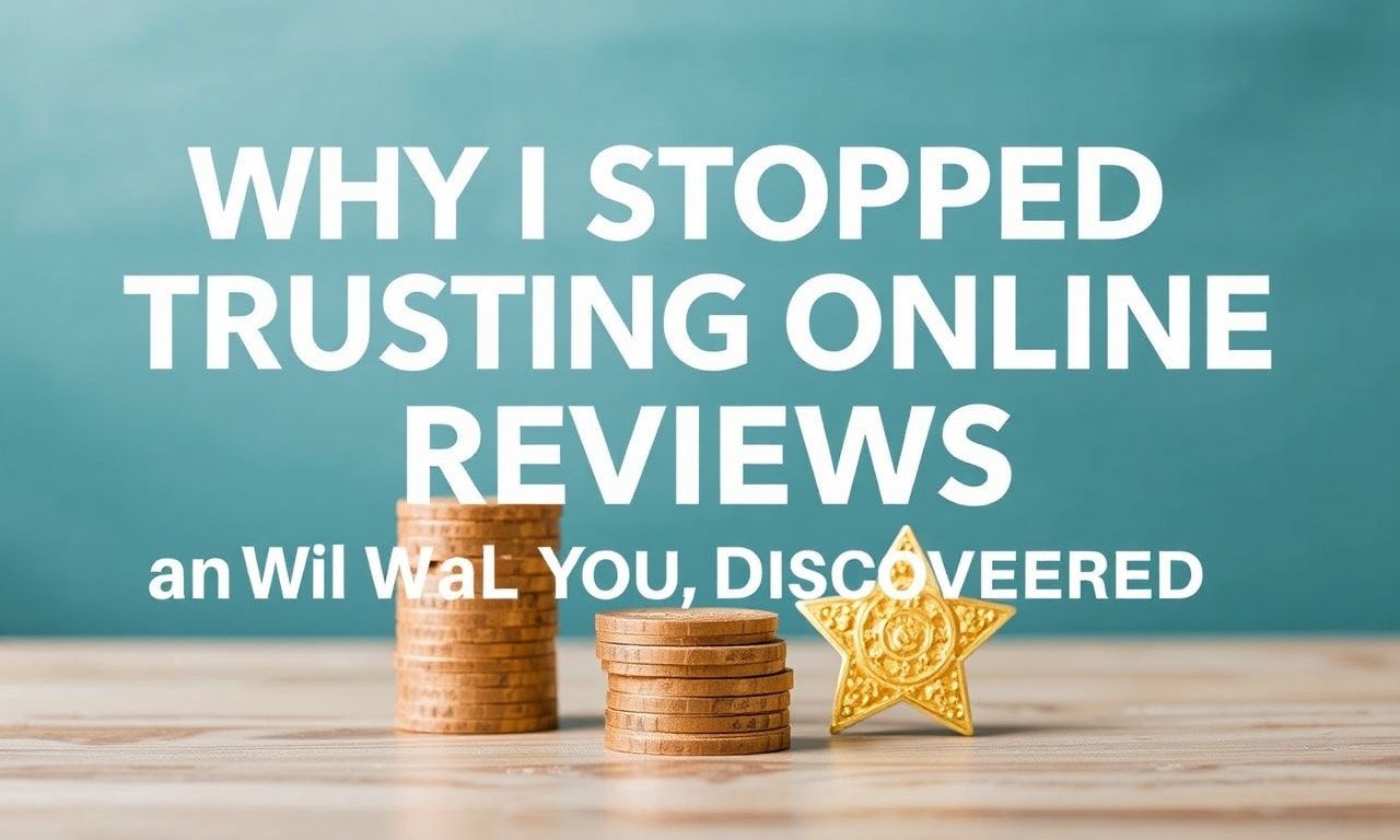 Why I Stopped Trusting Online Reviews and What I Learned Why I Stopped Trusting Online Reviews and What I Discovered